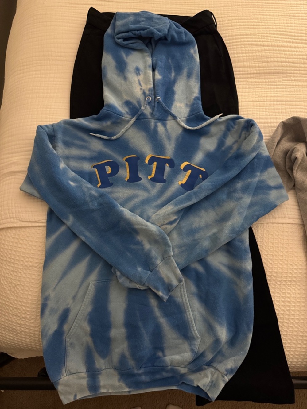PITT Blue Tie-Dye Hoodie